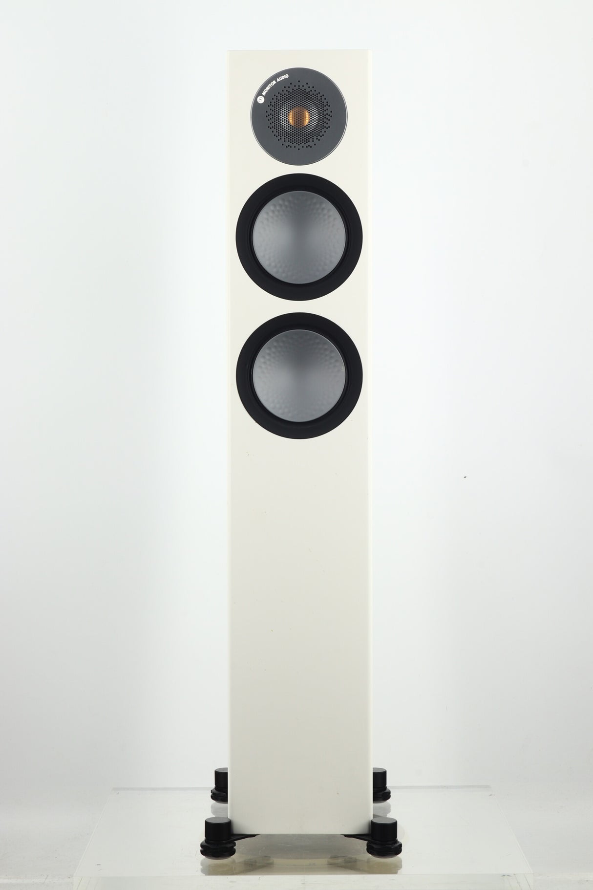 Monitor Audio Silver 200 Floorstanding Speakers - Satin White