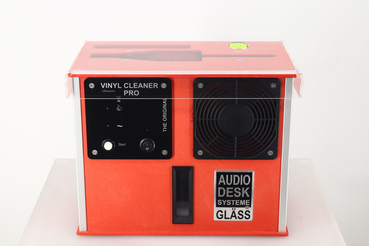 Audiodesk Systeme Glass Vinyl Cleaner Pro Record Cleaning Machine - Red