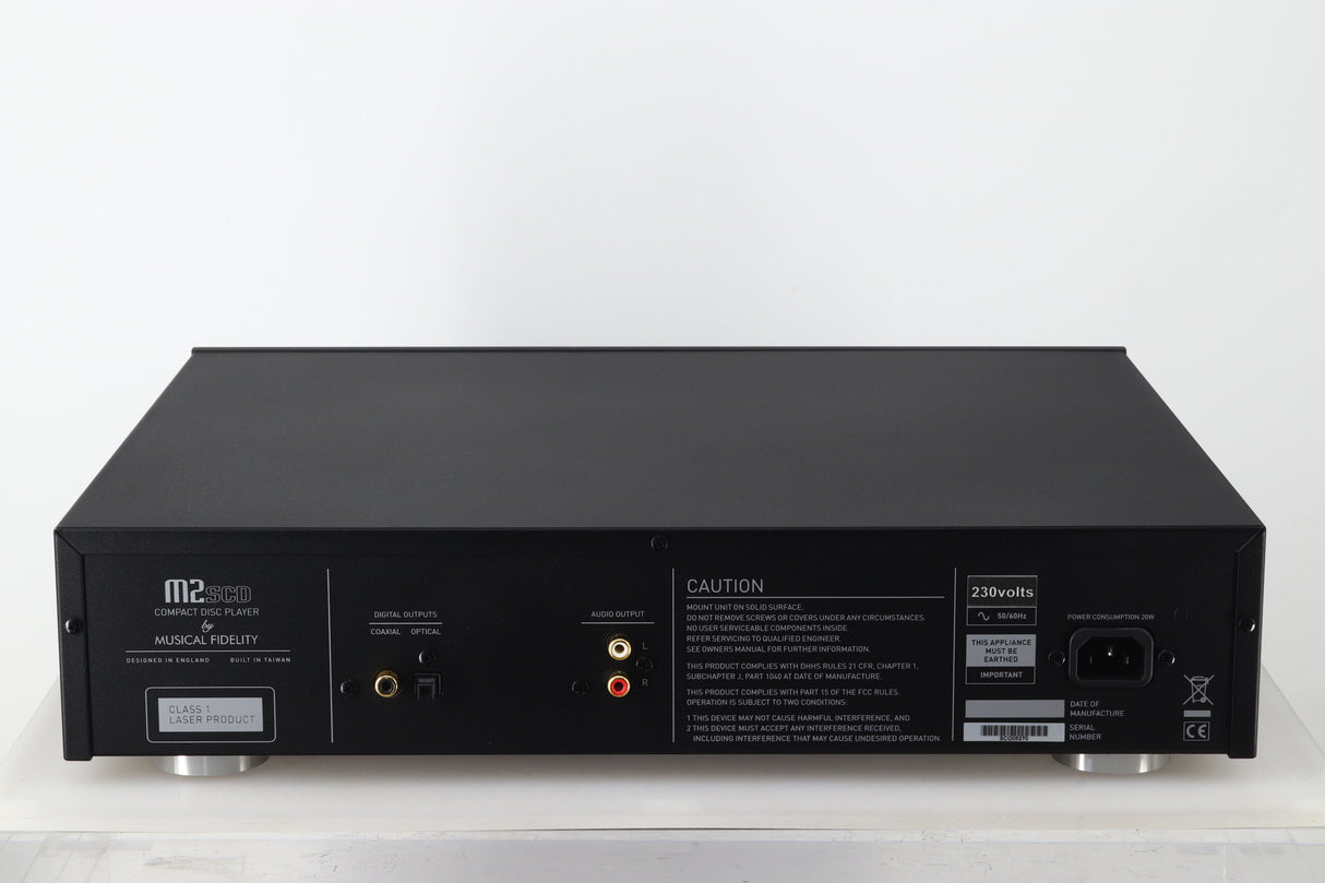 Musical Fidelity M2SCD CD Player - Black