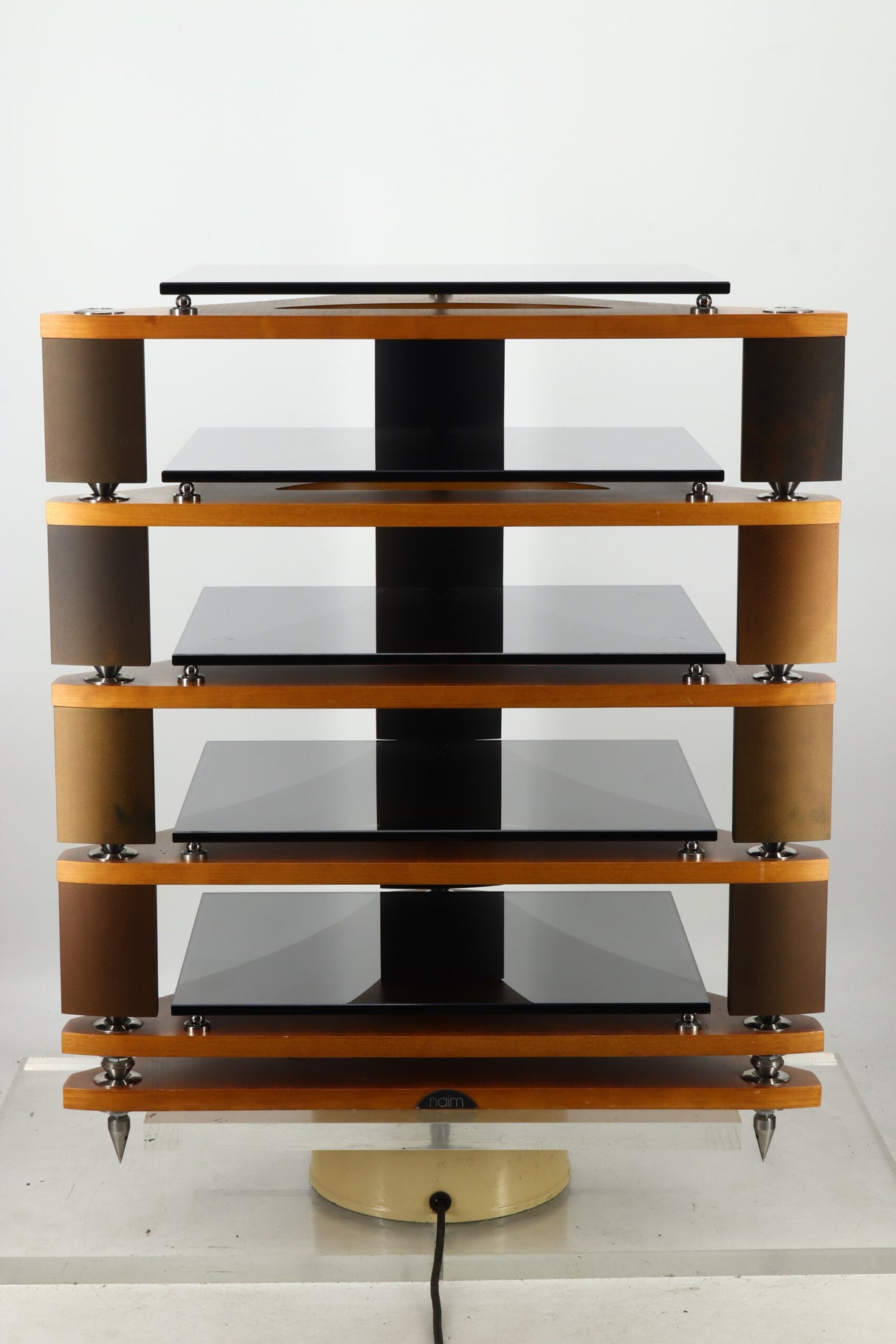 Naim Fraim Base + 4 Shelves HiFi Rack - Cherry