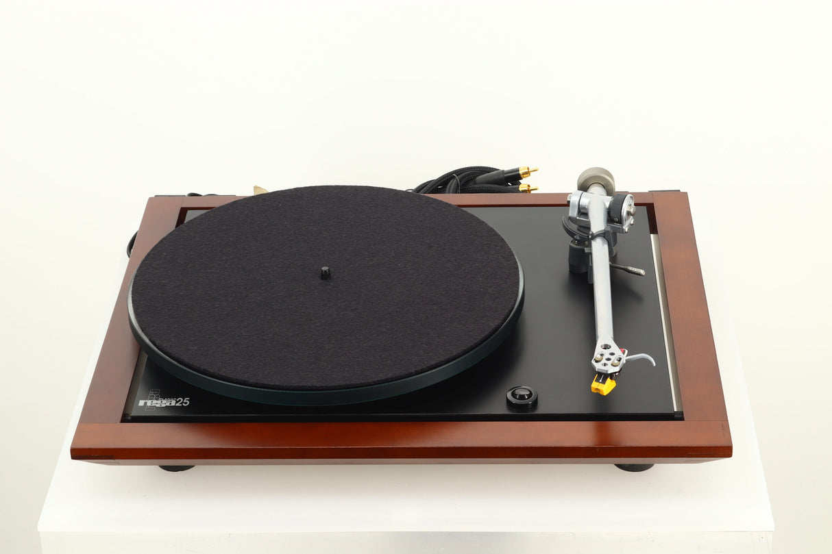 Rega Planar 25 Turntable - Cherry / Heed Orbit Power Supply / Linn K-9 Cartridge