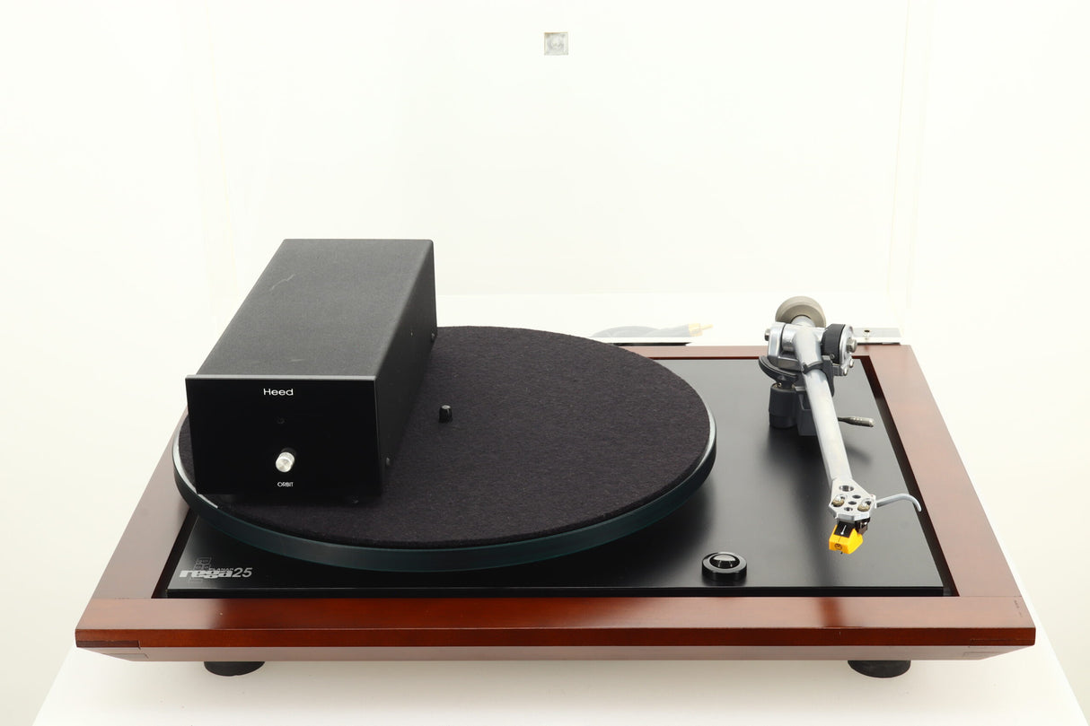 Rega Planar 25 Turntable - Cherry / Heed Orbit Power Supply / Linn K-9 Cartridge