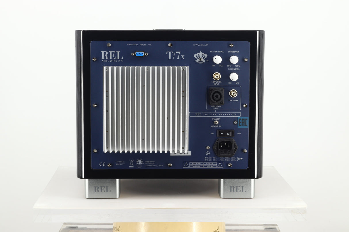 REL T/7x Subwoofer - Piano Black