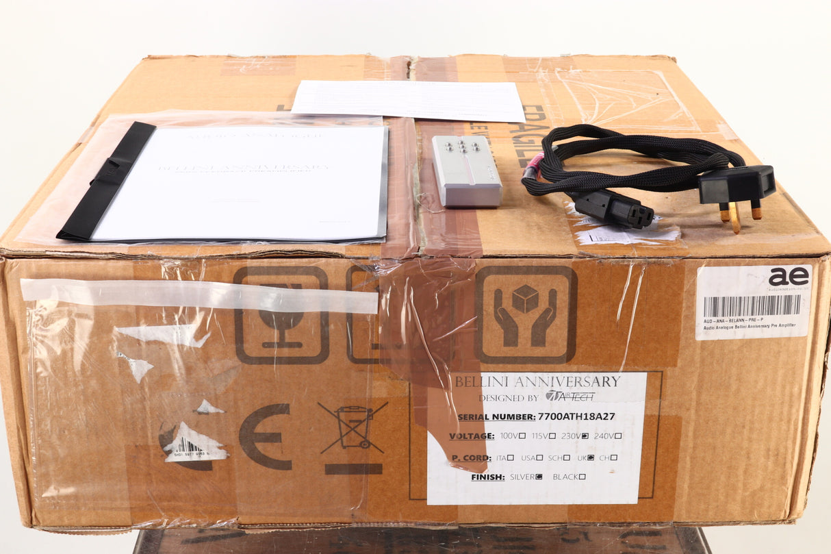 Audio Analogue Bellini Anniversary Pre Amplifier - Silver