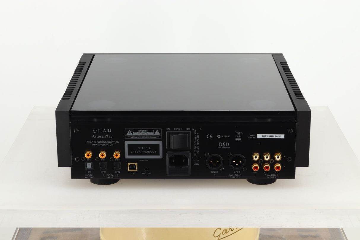 Quad Artera Play CD Player/Pre Amplifier - Black
