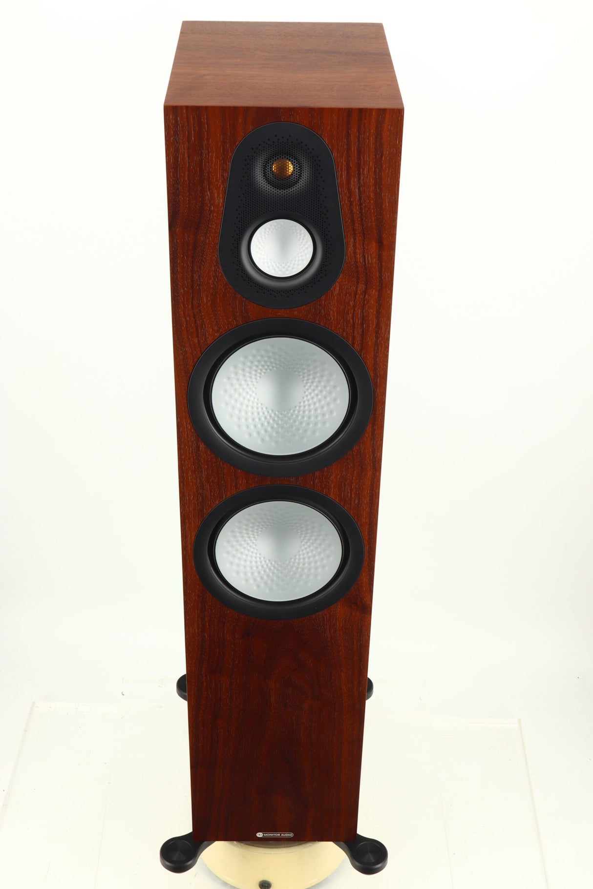 Monitor Audio Silver 500 7G Floorstanding Speakers - Natural Walnut