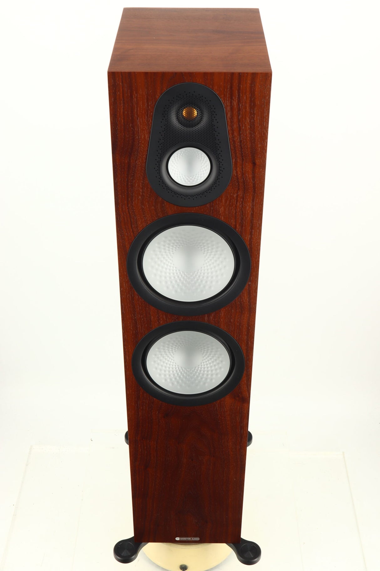 Monitor Audio Silver 500 7G Floorstanding Speakers - Natural Walnut
