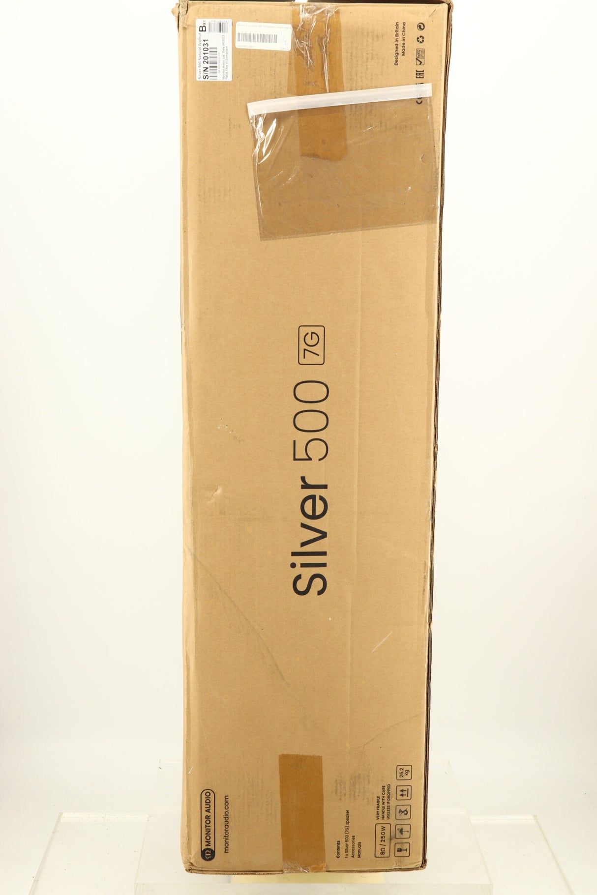 Monitor Audio Silver 500 7G Floorstanding Speakers - Natural Walnut