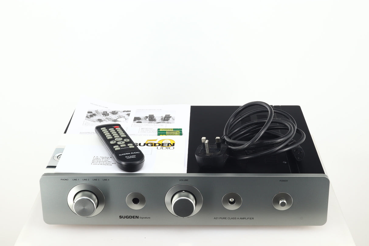 Sugden A21 Signature Integrated Amplifier (MC Stage Fitted) - Titanium