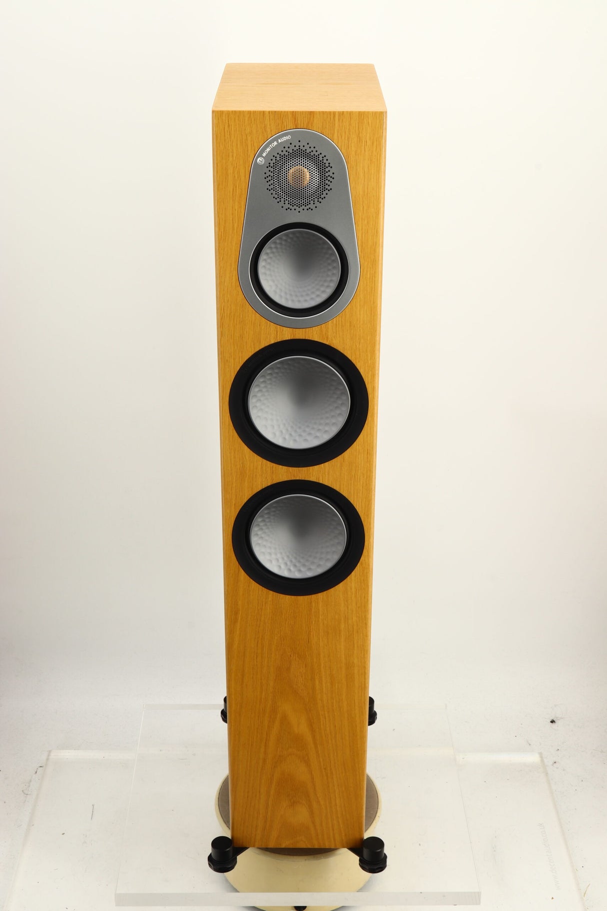 Monitor Audio Silver 300 6G Floorstanding Speakers - Natural Oak