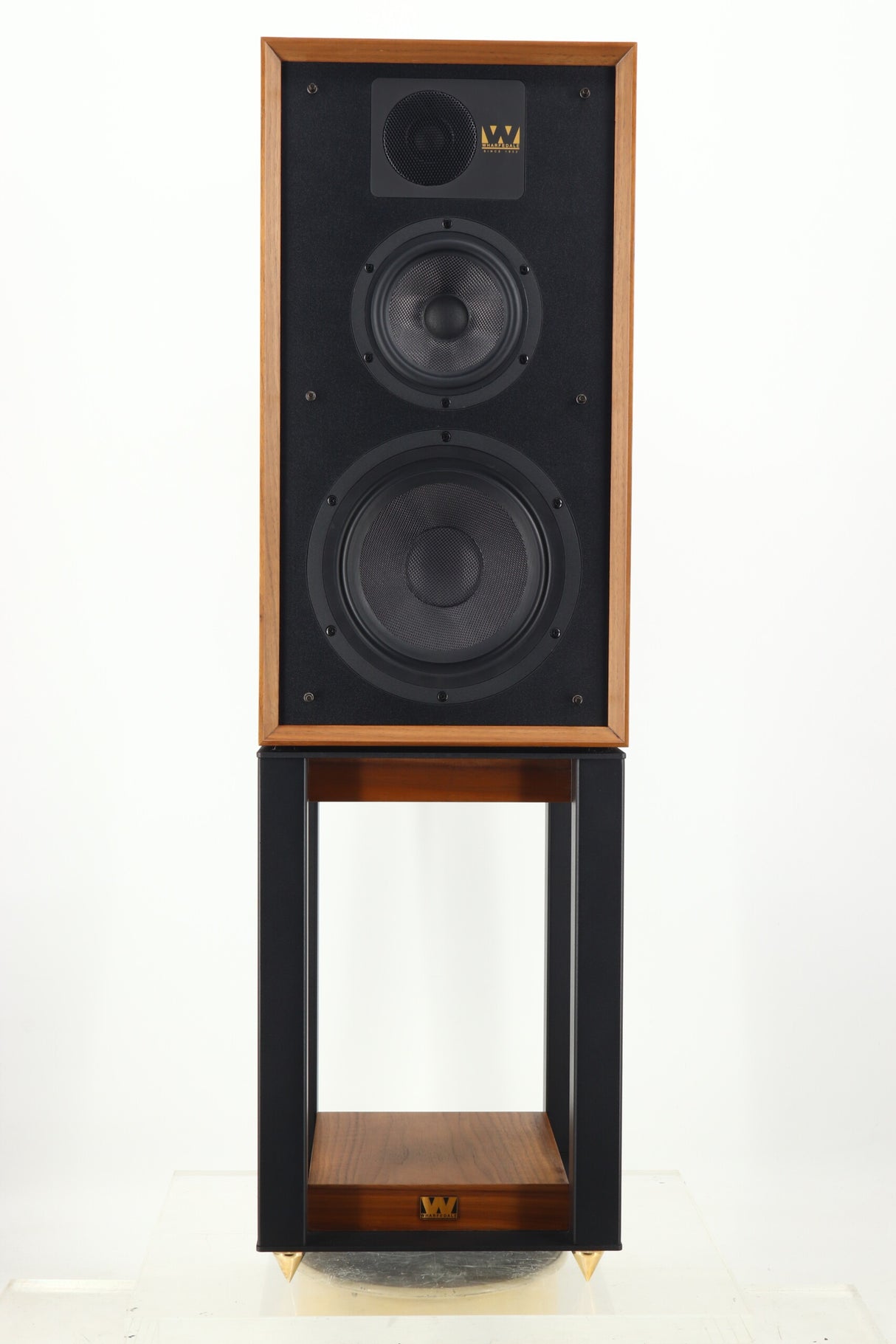 Wharfedale Linton Standmount Speakers W/ Stands - Walnut