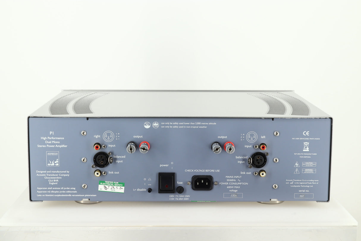 ATC P1 Power Amplifier - Silver