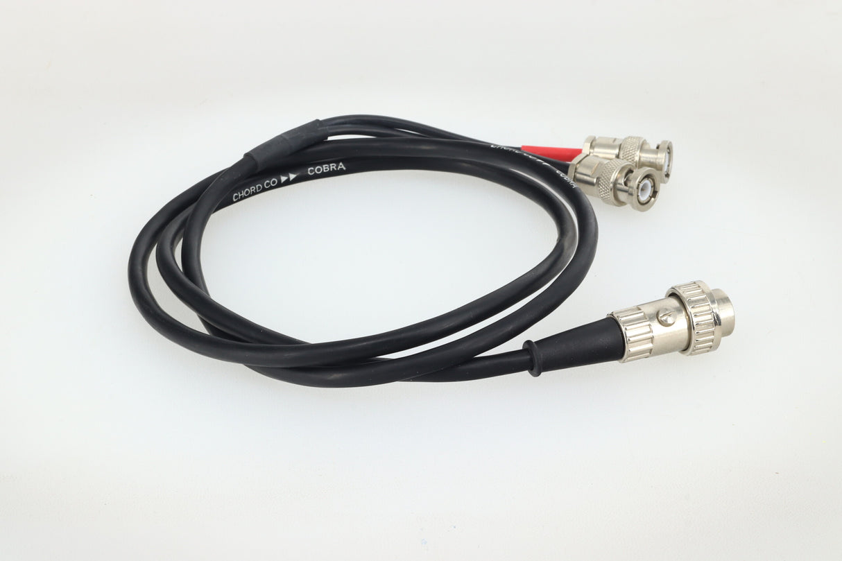 Chord Company Cobra 1.2m 5-Pin DIN - 2 BNC Cable