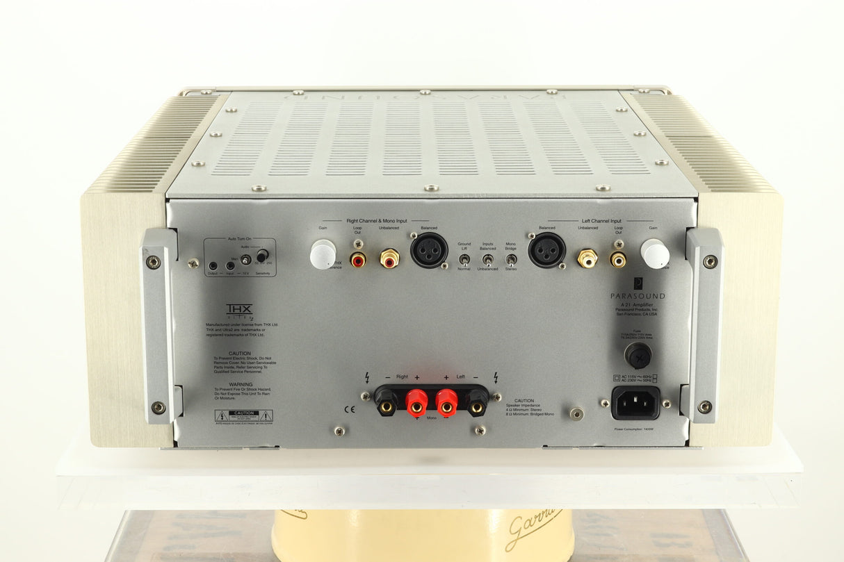 Parasound A21 Power Amplifier - Silver