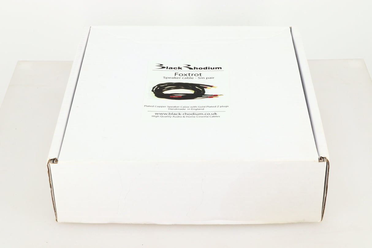 Black Rhodium Foxtrot Speaker Cables 5.0m