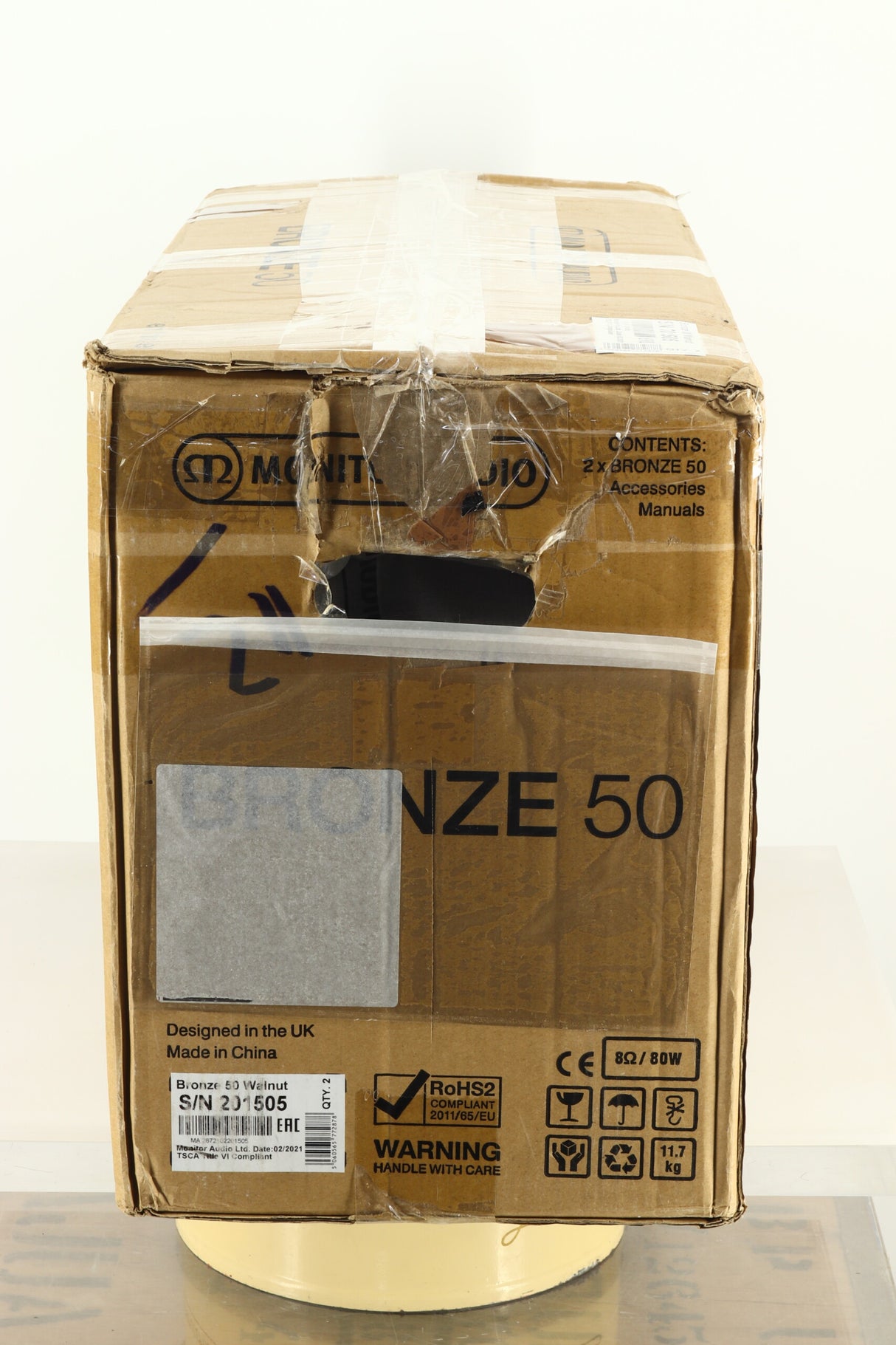 Monitor Audio Bronze 50 Standmount Speakers - Walnut