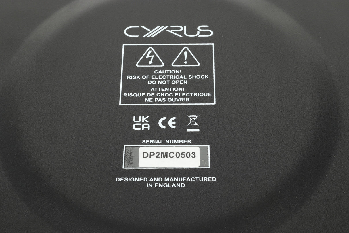 Cyrus CDt XR CD Transport - Phantom Black