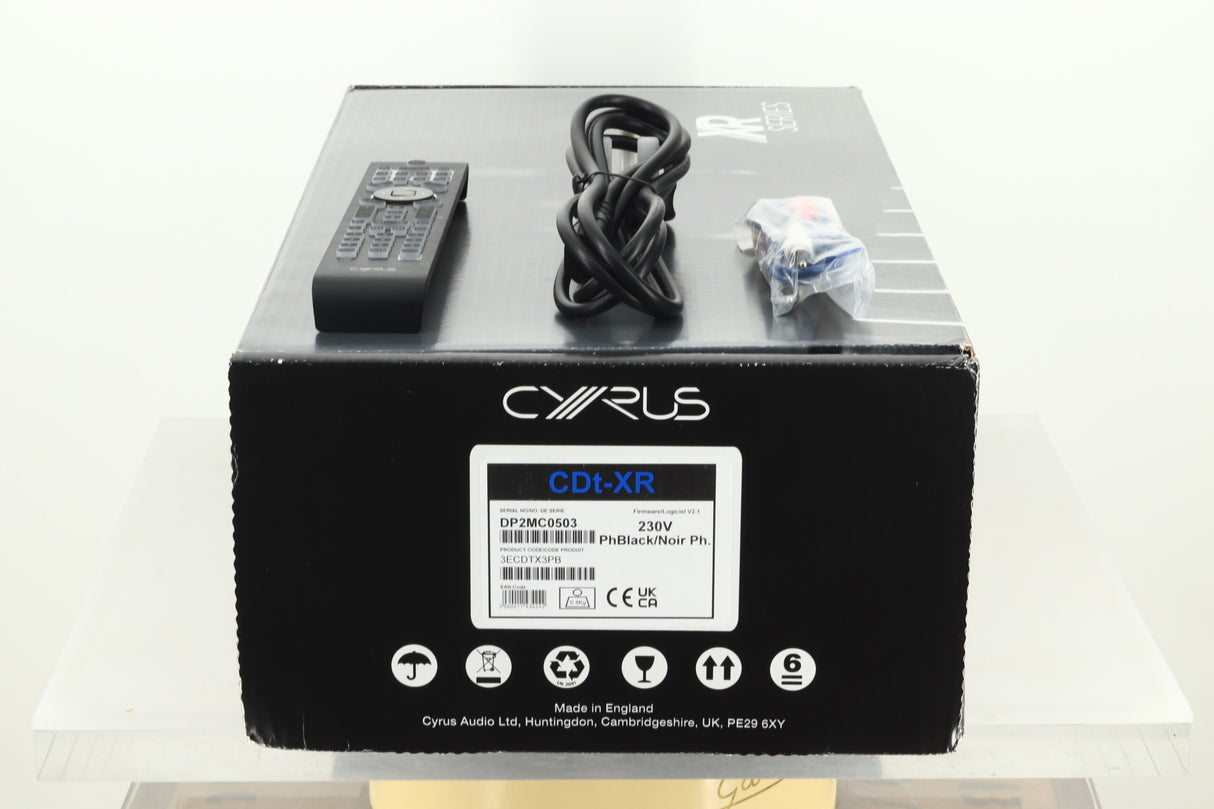 Cyrus CDt XR CD Transport - Phantom Black