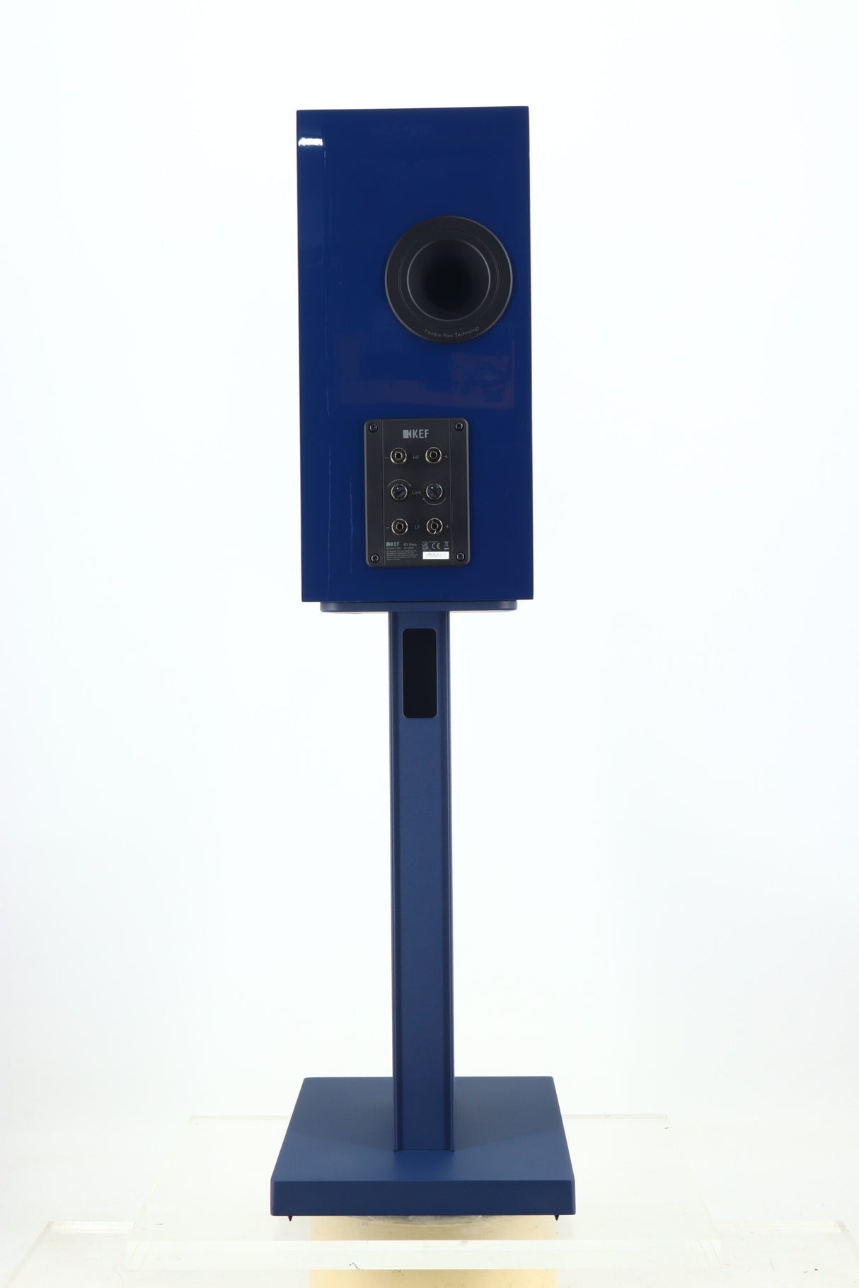 KEF R3 META Standmount Speakers & Stands - Indigo