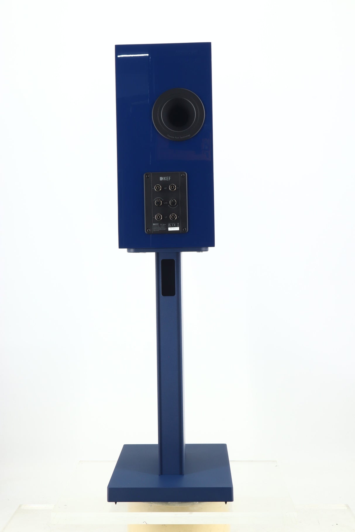 KEF R3 META Standmount Speakers & Stands - Indigo