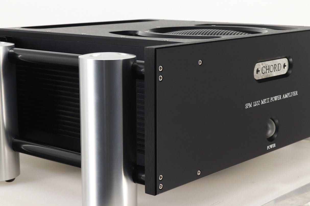 Chord Electronics SPM1200 MkII Power Amplifier - Black / Silver Legs