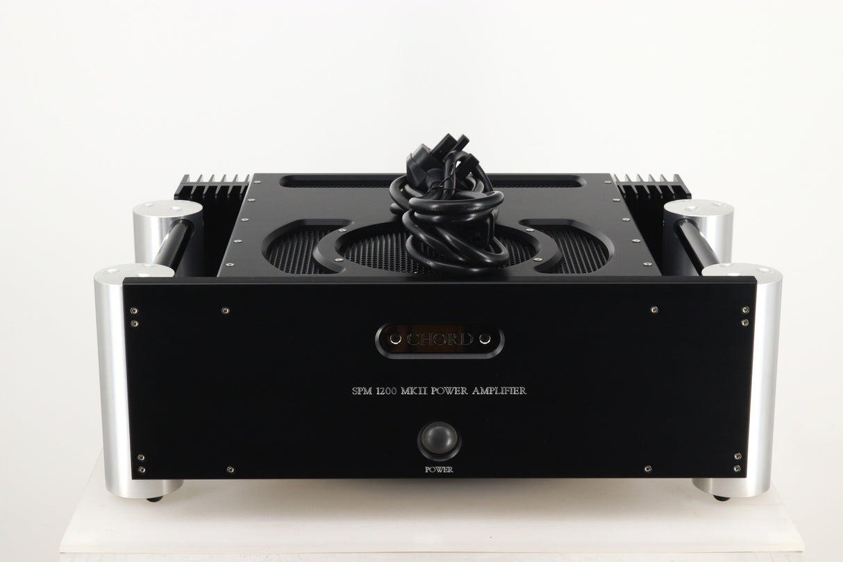Chord Electronics SPM1200 MkII Power Amplifier - Black / Silver Legs