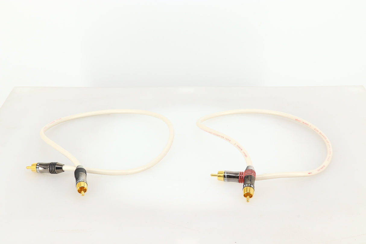 QED Qunex 2 Interconnect Cables RCA-RCA 0.6m Pair