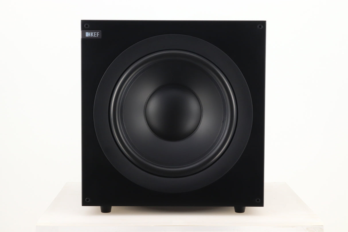KEF Q400b Subwoofer - Black Oak