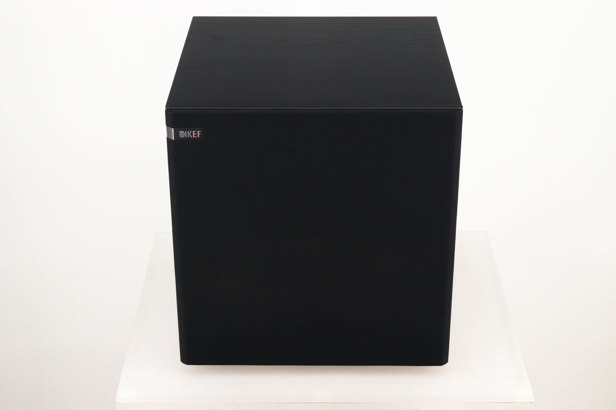 KEF Q400b Subwoofer - Black Oak