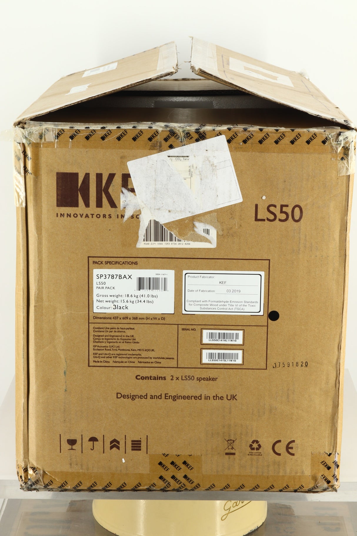 KEF LS50 Standmount Speakers - Black