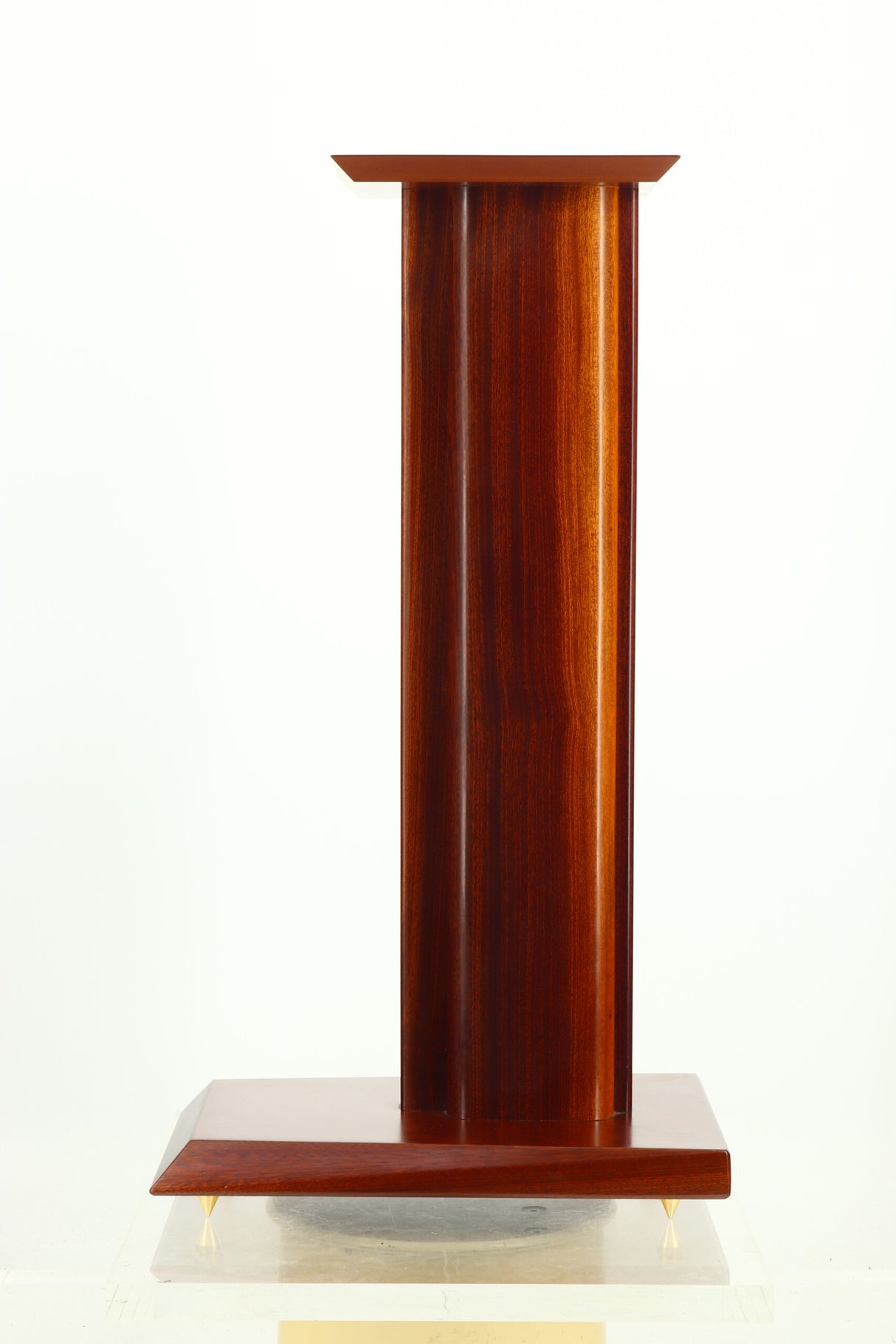 Custom 70cm Speaker Stands - Mahogany