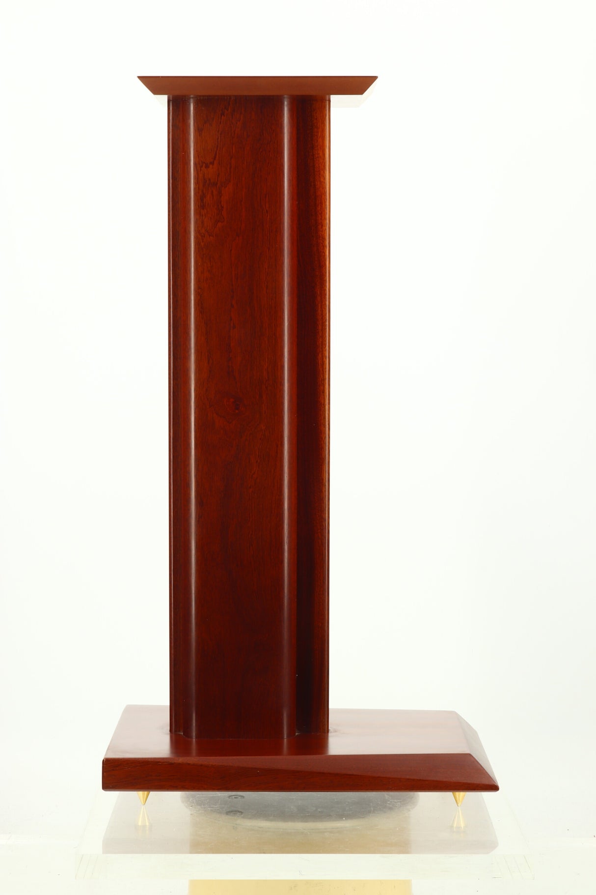 Custom 70cm Speaker Stands - Mahogany
