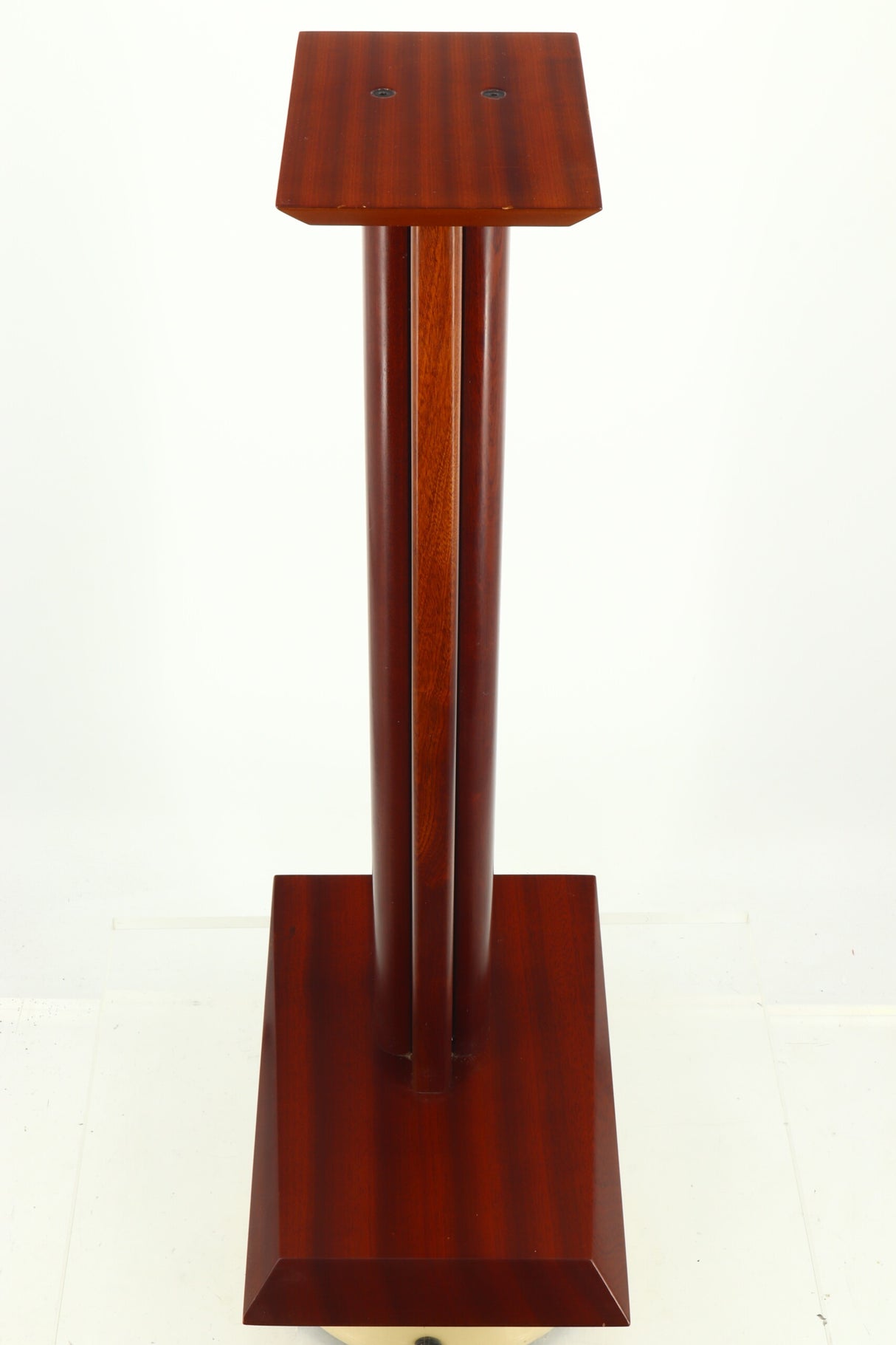 Custom 70cm Speaker Stands - Mahogany