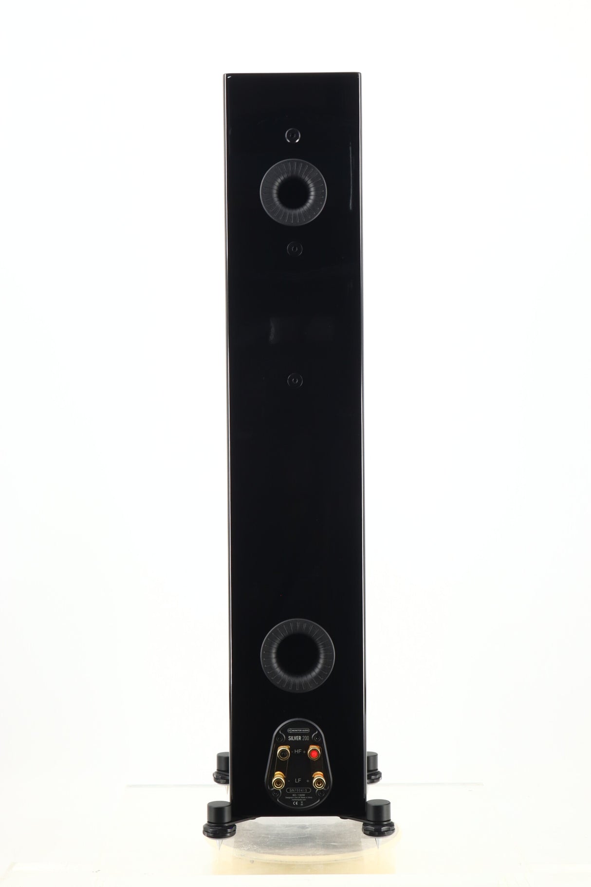 Monitor Audio Silver 200 6G Floorstanding Speakers - Gloss Black