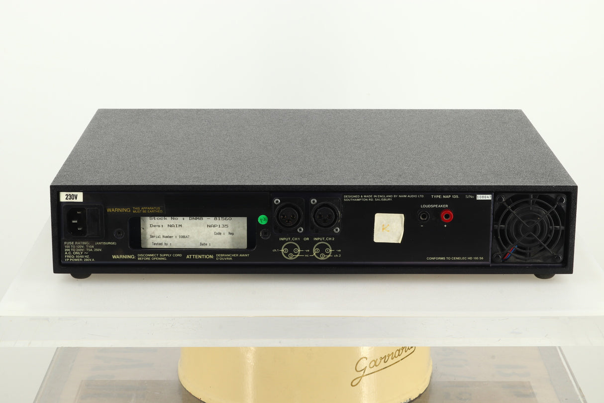 Naim NAP 135 Monoblock Power Amplifiers (1995)