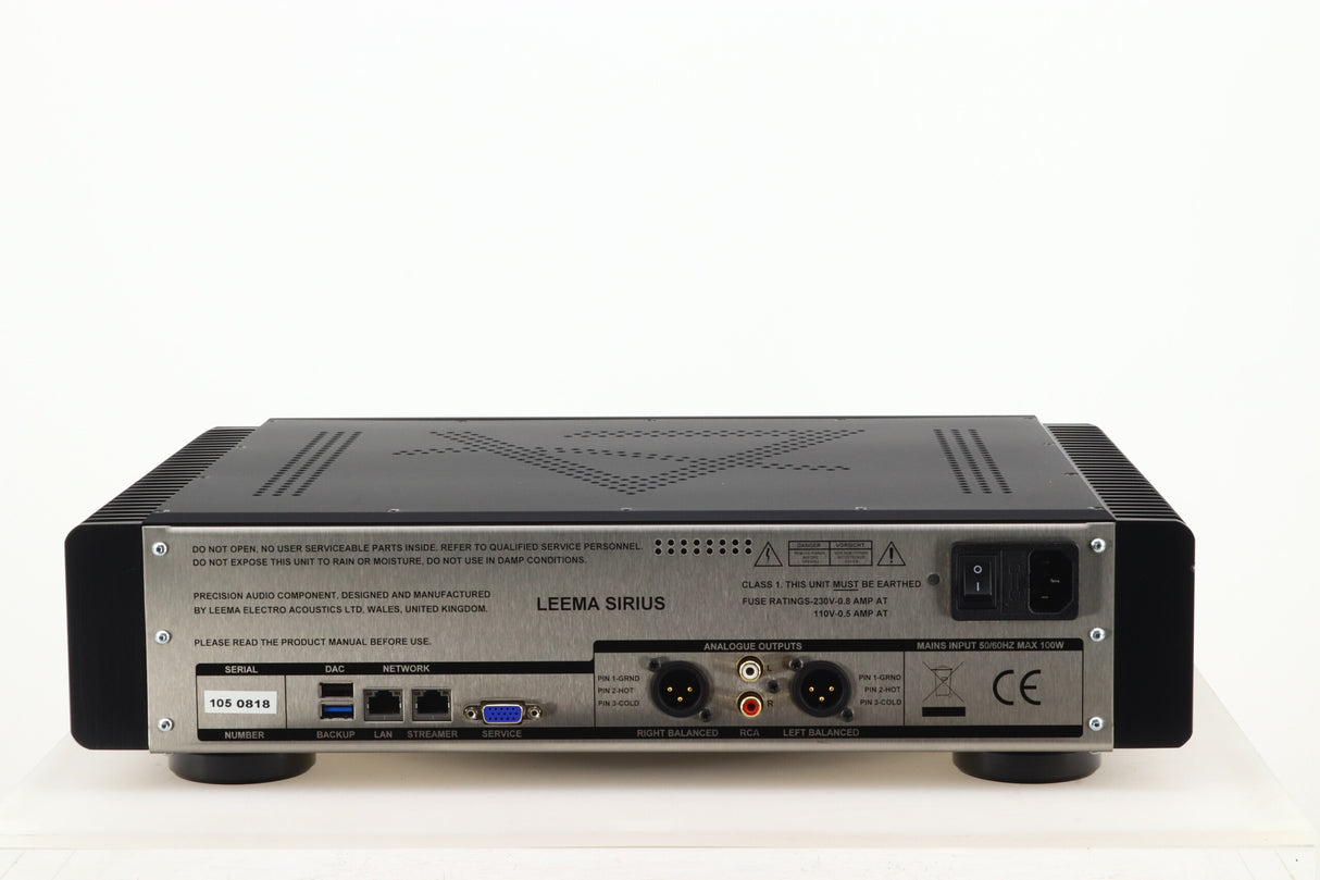 Leema Acoustics Sirius Streaming Music Server - Black