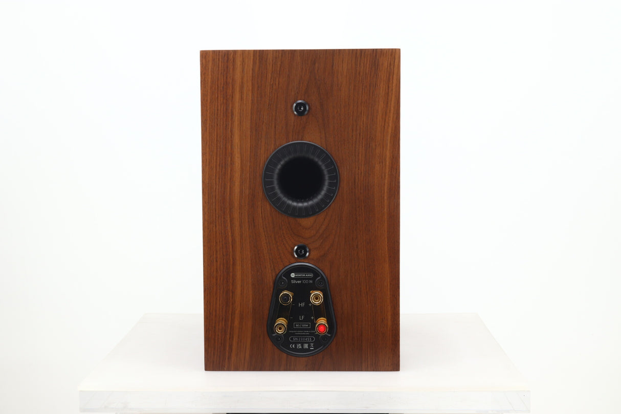 Monitor Audio Silver 100 7G Standmount Speakers - Natural Walnut