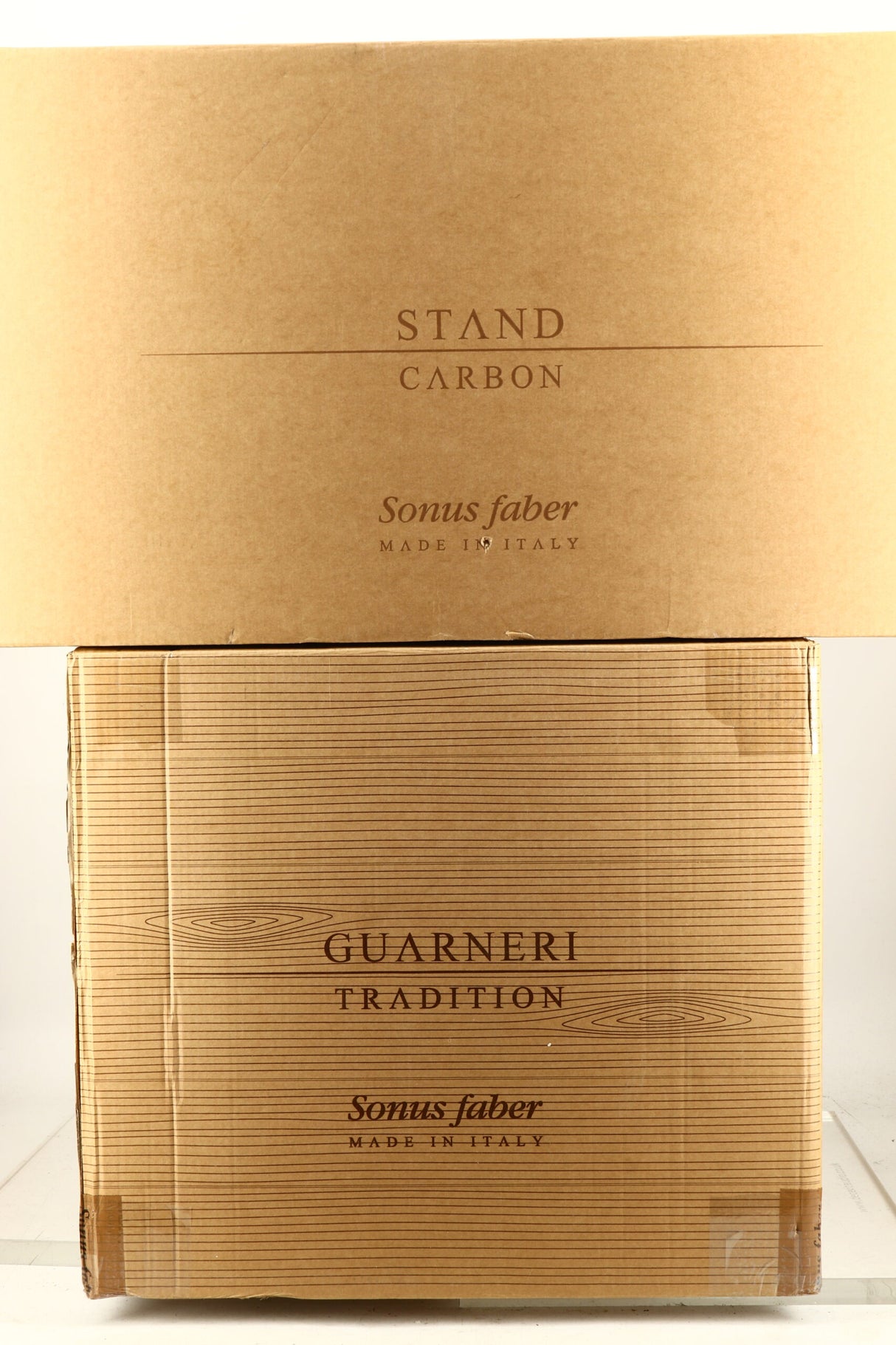 Sonus Faber Guarneri Tradition Standmount Speakers - Wenge / Carbon Stands
