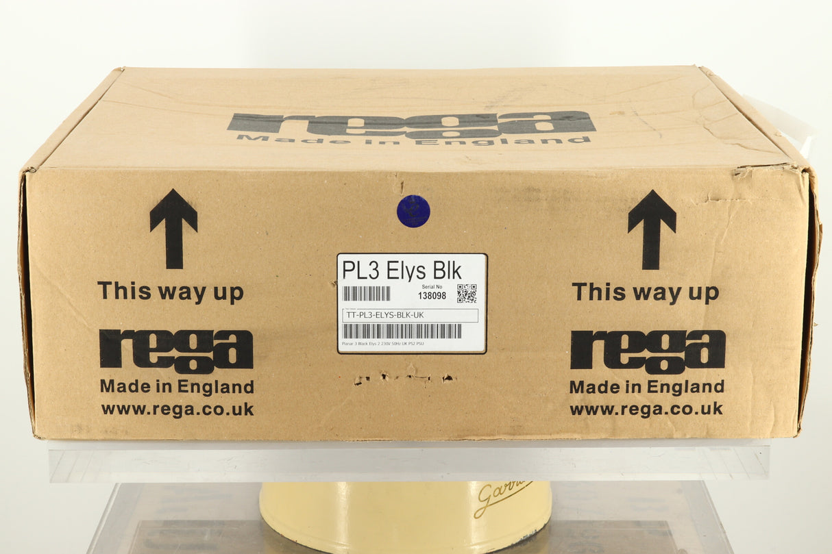 Rega Planar 3 Turntable - Black / Elys 2 Cartridge