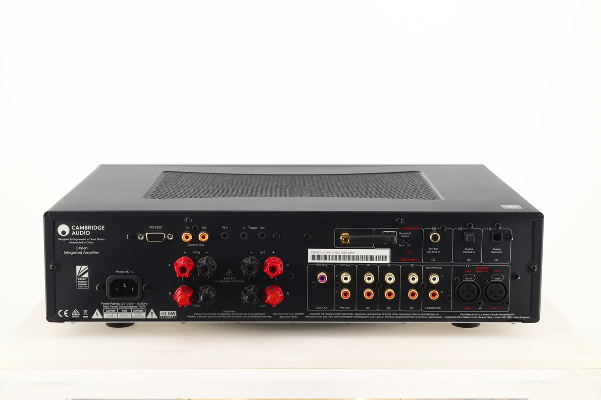 Cambridge Audio CXA81 Integrated Amplifier - Lunar Grey