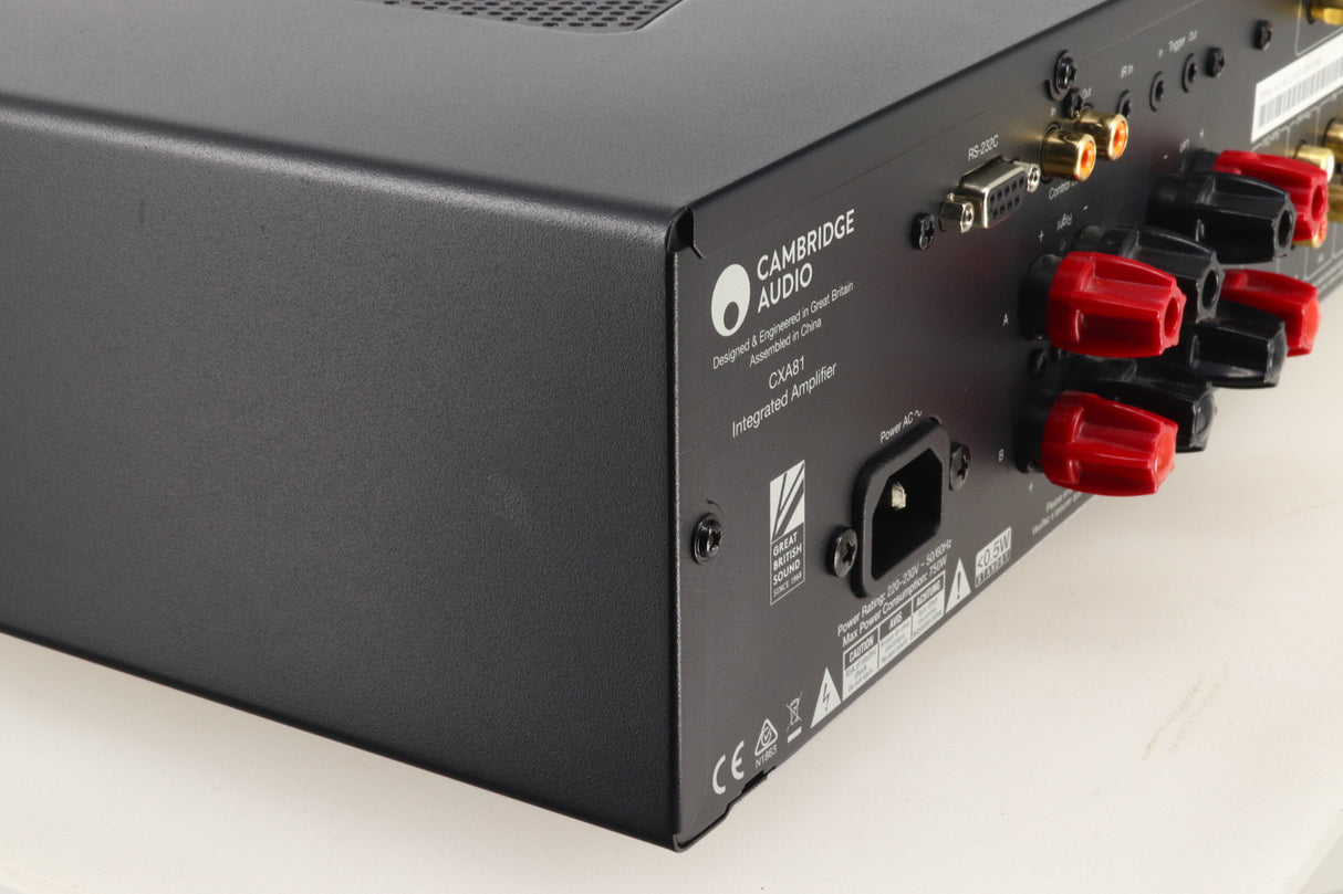 Cambridge Audio CXA81 Integrated Amplifier - Lunar Grey