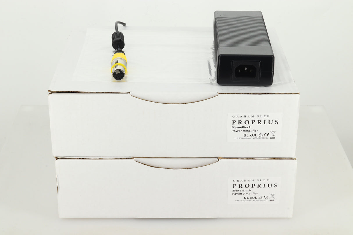 Graham Slee Proprius Monoblock Power Amplifiers - Silver