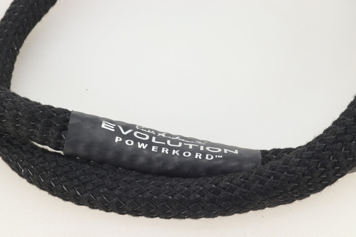 Russ Andrews EVO 500 Powerkord 1.0m / 10A Rhodium UK Plug / C15 Rhodium Wattgate Connector
