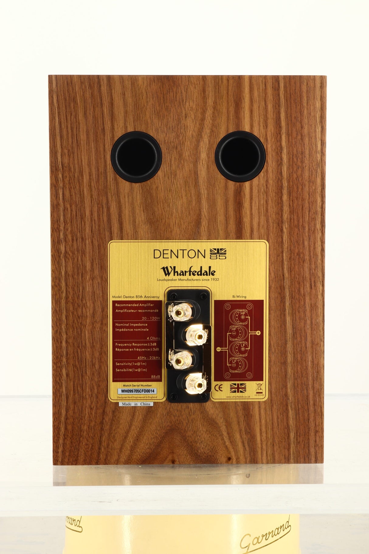 Wharfedale Denton 85th Anniversary Standmount Speakers - Walnut