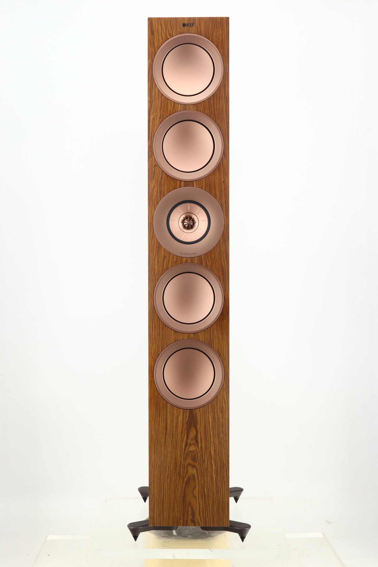 KEF R11 Floorstanding Speakers - Walnut (Ex-Demo)