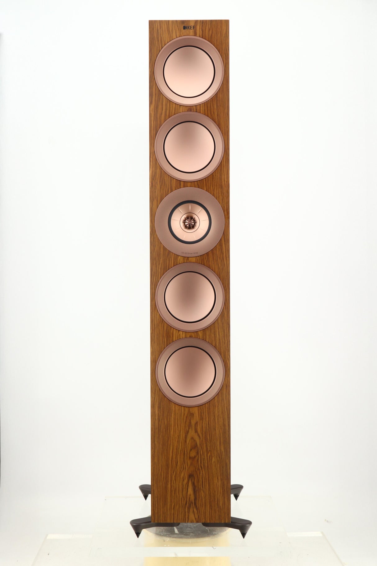 KEF R11 Floorstanding Speakers - Walnut (Ex-Demo)