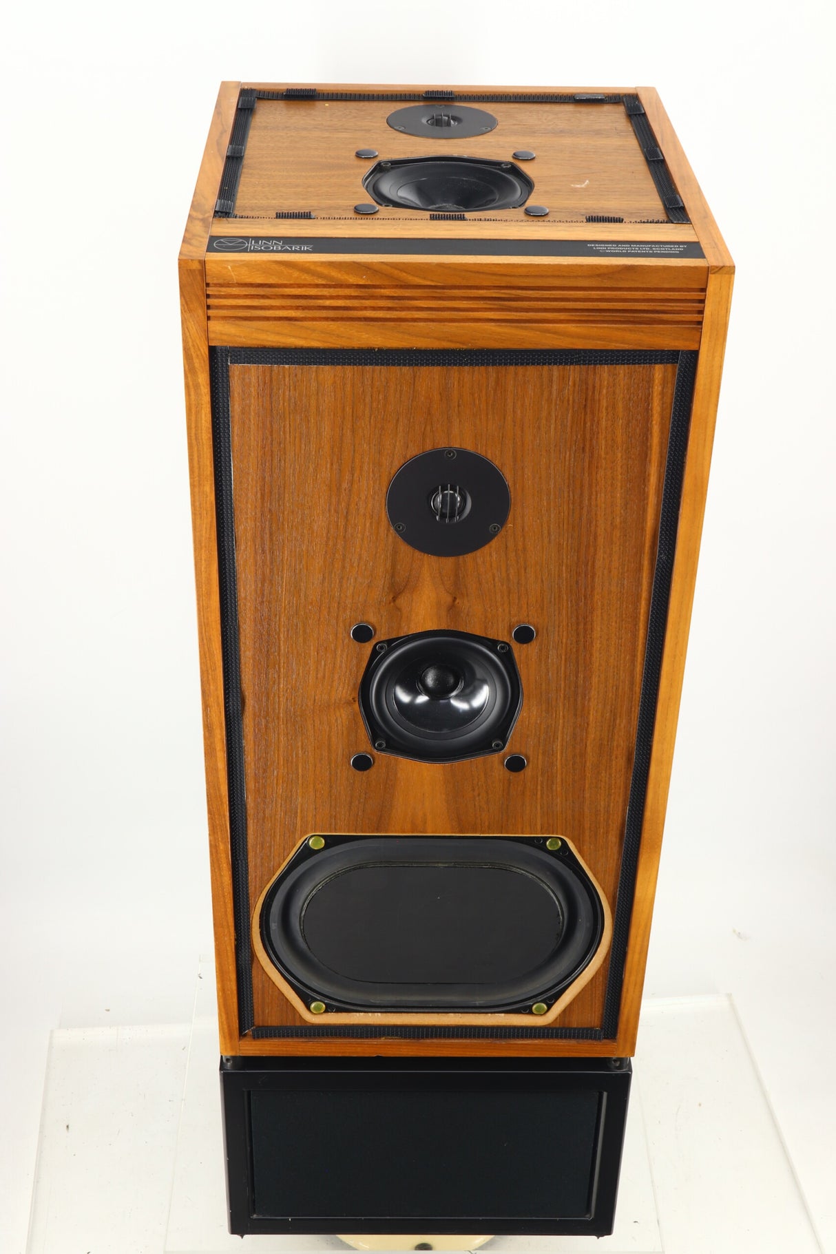 Linn Isobarik Aktiv Loudspeakers & Stands - Afromosia