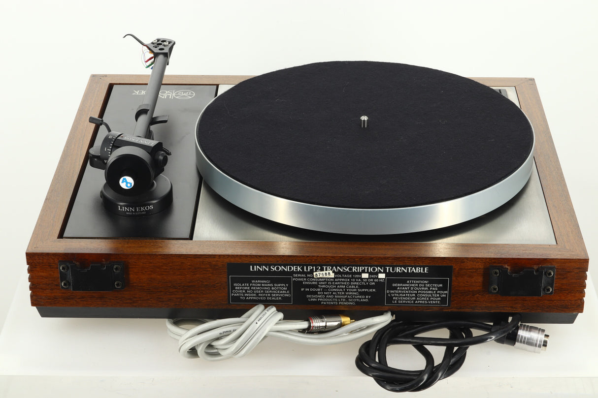Linn LP12 Turntable - Afromosia / Lingo PSU / Ekos Tonearm / Lyra Delos Cartridge