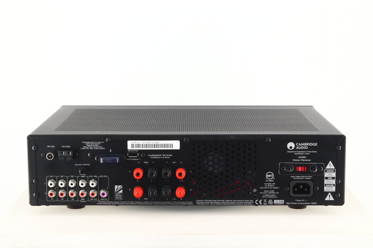 Cambridge Audio AXR85 Stereo Receiver - Lunar Grey