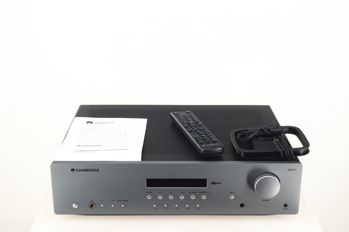 Cambridge Audio AXR85 Stereo Receiver - Lunar Grey